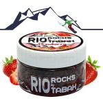 Recipient cu 100 grame de arome pentru narghilea fara tutun RIO Rocks by RioTabak Capsuni